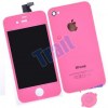 iPhone 4 LCD + Touch Screen + Frame Assembly + Home Button & Back Cover - Ροζ iPhone 4 LCD + Touch Screen + Frame Assembly + Home Button & Back Cover - Ροζ