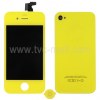 iPhone 4 LCD + Touch Screen + Frame Assembly + Home Button & Back Cover - Κίτρινο iPhone 4 LCD + Touch Screen + Frame Assembly + Home Button & Back Cover - Κίτρινο