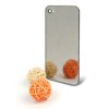iPhone 4S Back Housing Πίσω Καπάκι Μεταλλικό Ασημί Χωρίς Λογότυπο και Γράμματα