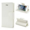 iPhone 5/5S Δερμάτινη Stand Θήκη Πορτοφόλι - Λευκό OEM iPhone 5/5S Δερμάτινη Stand Θήκη Πορτοφόλι - Λευκό OEM