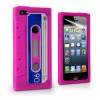 iPhone5 θήκη σιλικόνης Κασέτα Φούξια OEM iPhone5 θήκη σιλικόνης Κασέτα Φούξια OEM