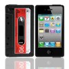 Unique Protective Retro Cassette Tape Silicon Case για iPhone 4 - Μαύρο Unique Protective Retro Cassette Tape Silicon Case για iPhone 4 - Μαύρο