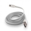 USB Cable Silicone white για iPhone 5 / 5s / 6 white USB Cable Silicone white για iPhone 5 / 5s / 6 white