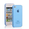 Θήκη πίσω κάλυμμα για iPhone 4/4s Matt 0.3mm SUPER SLIM Μπλέ Θήκη πίσω κάλυμμα για iPhone 4/4s Matt 0.3mm SUPER SLIM Μπλέ