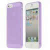 Θήκη πίσω κάλυμμα για iPhone 5 Matt 0.3mm SUPER SLIM Μώβ Θήκη πίσω κάλυμμα για iPhone 5 Matt 0.3mm SUPER SLIM Μώβ