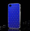 Luxury Bling Diamond Crystal Hard Back Case Cover For Apple iPhone 4 4S 4G Μπλέ OEM Luxury Bling Diamond Crystal Hard Back Case Cover For Apple iPhone 4 4S 4G Μπλέ OEM