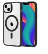 Θηκη Σιλικονης Back Cover Σιλικόνης Clear/Black (iPhone 15 PRO)