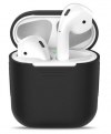 Θηκη Προστασιας AirPods Case Protective Silicone Cover and Skin for Apple Airpods Charging Case μαυρο Θηκη Προστασιας AirPods Case Protective Silicone Cover and Skin for Apple Airpods Charging Case μαυρο