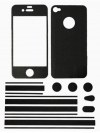 Πλήρες ολόσωμα αυτοκόλλητα για iPhone 4/4s Μαύρο Πλήρες ολόσωμα αυτοκόλλητα για iPhone 4/4s Μαύρο