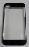 iPhone 4G / 4S Σκληρή Θήκη Πίσω Κάλυμμα Διαφανής Μαύρη IP4HCBCCB OEM iPhone 4G / 4S Σκληρή Θήκη Πίσω Κάλυμμα Διαφανής Μαύρη IP4HCBCCB OEM