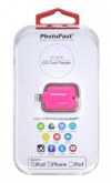 PhotoFast i-FlashDrive CR-8800 iOS Card Reader MFI Ρόζ για iPhone & iPad & iPod by Gigastone PhotoFast i-FlashDrive CR-8800 iOS Card Reader MFI Ρόζ για iPhone & iPad & iPod by Gigastone
