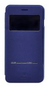 Apple iPhone 6 Plus - Θήκη Book S-View Baseus Terse Leather Με Λειτουργία Swipe To Unlock Μπλέ (Baseus)