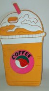 Θήκη Case Apple Iphone 4/4S/5 3d Coffe cup Light Orange (OEM) Θήκη Case Apple Iphone 4/4S/5 3d Coffe cup Light Orange (OEM)