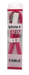 Magnet USB to Dock Cable For iPhone 4/4S, 3GS 1.2m in Hot Pink Magnet USB to Dock Cable For iPhone 4/4S, 3GS 1.2m in Hot Pink