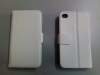 Άσπρη Πλαϊνή Δερμάτινη Θήκη Flip για iPhone 4S 4G Άσπρη Πλαϊνή Δερμάτινη Θήκη Flip για iPhone 4S 4G