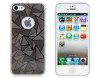 Θήκη πίσω κάλυμμα για iPhone 5/5S Μεταλλική 3D Diamond Cutting Μαύρη Θήκη πίσω κάλυμμα για iPhone 5/5S Μεταλλική 3D Diamond Cutting Μαύρη