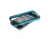 New Stylish Bumper Series Case Cover for iPhone 4G 4S - Μαύρο & Γαλάζιο New Stylish Bumper Series Case Cover for iPhone 4G 4S - Μαύρο & Γαλάζιο