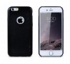 Apple iPhone 6 Plus/ iPhone 6s Plus - Remax Super Leather Θήκη Σιλικόνης Μαύρο RM2-053-BLK Apple iPhone 6 Plus/ iPhone 6s Plus - Remax Super Leather Θήκη Σιλικόνης Μαύρο RM2-053-BLK