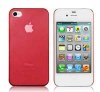 Θήκη πίσω κάλυμμα για iPhone 4/4s Matt 0.3mm SUPER SLIM Κόκκινη Θήκη πίσω κάλυμμα για iPhone 4/4s Matt 0.3mm SUPER SLIM Κόκκινη