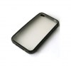 Iphone 4 4S TPU bumper Frame Matte clear back hard case cover Μαύρο I4BUHCB Iphone 4 4S TPU bumper Frame Matte clear back hard case cover Μαύρο I4BUHCB