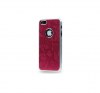 Θήκη πίσω κάλυμμα για iPhone 5 Μεταλλική 3D Diamond Cutting Φούξια Θήκη πίσω κάλυμμα για iPhone 5 Μεταλλική 3D Diamond Cutting Φούξια