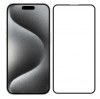 Full Face Tempered Glass black (iPhone 15 Pro Max)