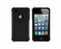 Stylish Dual Color Series Black Case for iPhone 4G/4S