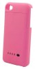 Pink iPhone 4/4S Built-in Battery with Faceplate Case (1900mAh)