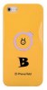 Apple iPhone 5/5S - Plastic Case Back Cover Phoneadd Ring Yellow (OEM)