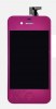 iPhone 4 LCD + Touch Screen + Frame Assembly + Home Button - Μωβ