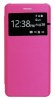 Apple iPhone 7 Plus Flip S View Transparent Case in Magenta