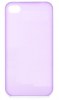 Θήκη πίσω κάλυμμα για iPhone 4/4s Matt 0.3mm SUPER SLIM Μώβ (ΟΕΜ)