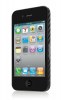 Πλήρες ολόσωμo Carbon Fibre Sticker Skin για iPhone 4S Belkin Finish 026 Μαύρο