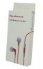 Red Handsfree Earbuds with Mic & Volume Control for iPhone 3GS, 4 & 4S (MB770FE/BR) (OEM)