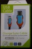 iPhone 5 / iPhone 6 / iPad mini / iPad Air / iPod Lightning USB Cable 1.5m High Speed 30% faster charging- Orange