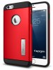 Apple iPhone 6 4.7" - Slim Armor Case With Kickstand Red / Black (Oem)