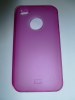 Purple TPU Silicone Case for iPhone 4/4S (Clear Soft Flexible) I4SCPU