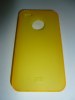 Clear Soft TPU Silicone Case for iPhone 4/4S - Yellow I4SCY (OEM)