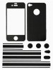 Full Body Black Stickers for iPhone 4/4S