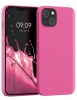 Θήκη ματ TPU σιλικονη μαλακή πίσω κάλυμμα για APPLE 13 6,1" - Fuchsia (OEM)