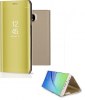 Mirror Clear View Cover Flip for Apple iPhone 7 Plus / 8 Plus Gold (OEM)