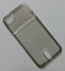 iPhone 5/5S - Θήκη TPU GEl Με Υποδοχή Πιστωτικής Κάρτας Γκρί (ΟΕΜ)