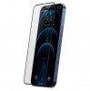 Full Glue ΣΚΛΗΡΟ ΤΖΑΜΙ ΠΡΟΣΤΑΣΙΑΣ iPHONE 12 PRO MAX - ΜΑΥΡΟ