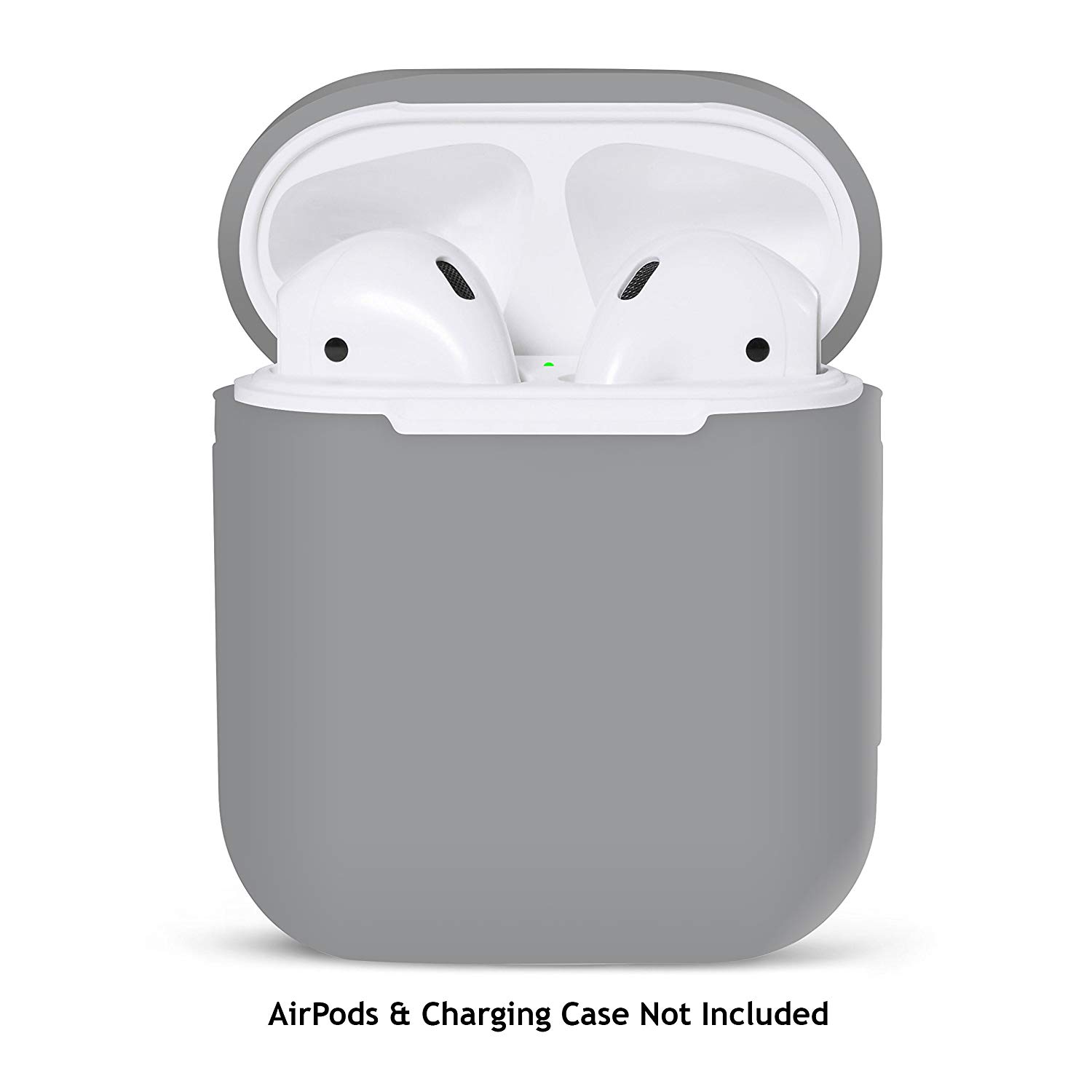 AirPods Case Protective Silicone Cover and Skin for Apple Airpods Charging Case grey