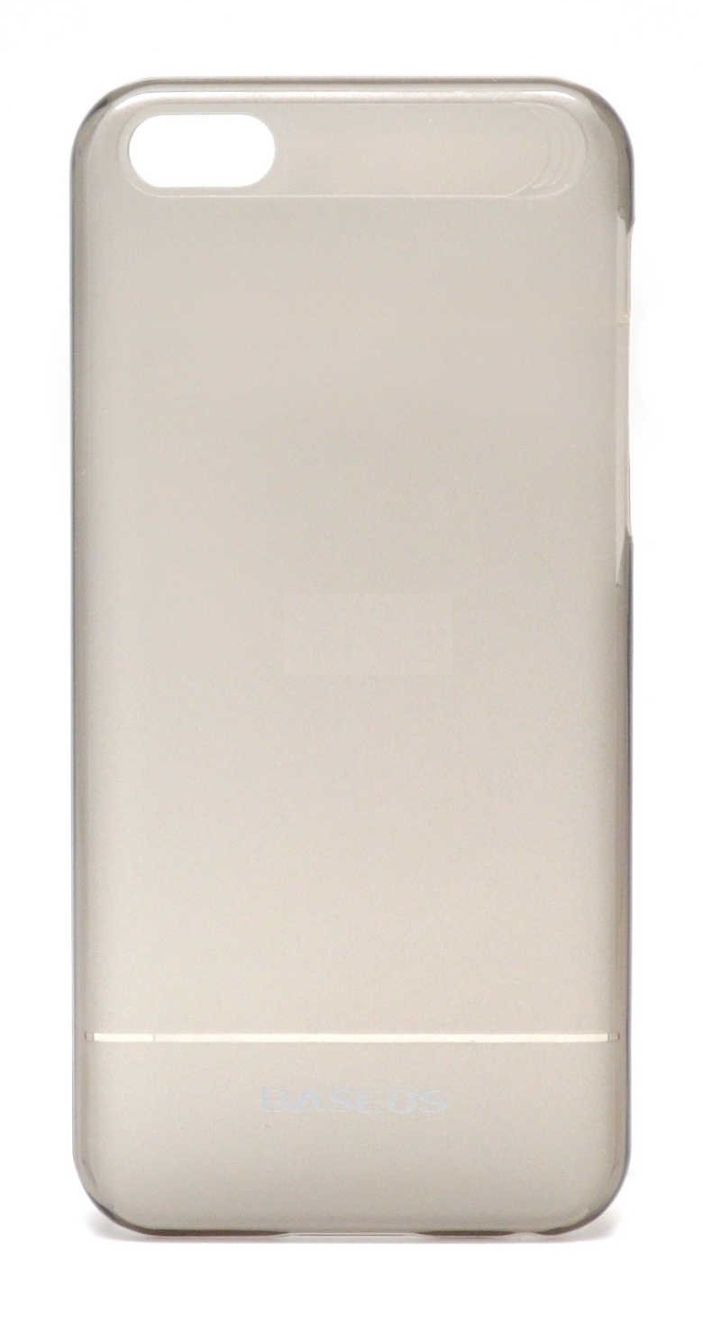 Apple iPhone 5C Ultra Thin Baseus Smoke Clear Case 0.6mm with Baseus Ultra Clear Anti-Fingerprint Screen Protector (Baseus)