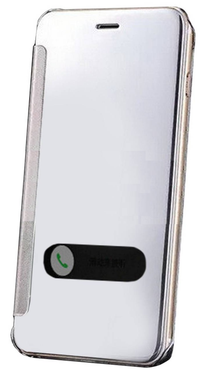 Ancus Mirror Clear View Book Case for Apple iPhone 6 (4.7-inch) (Silver) (Ancus)