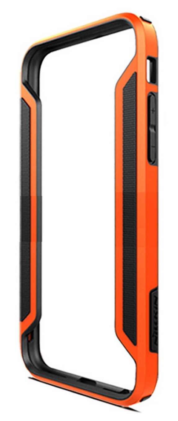 Nillkin Borders Series Slim Bumper Case for Apple iPhone 6 (Black - Orange) (Nillkin)