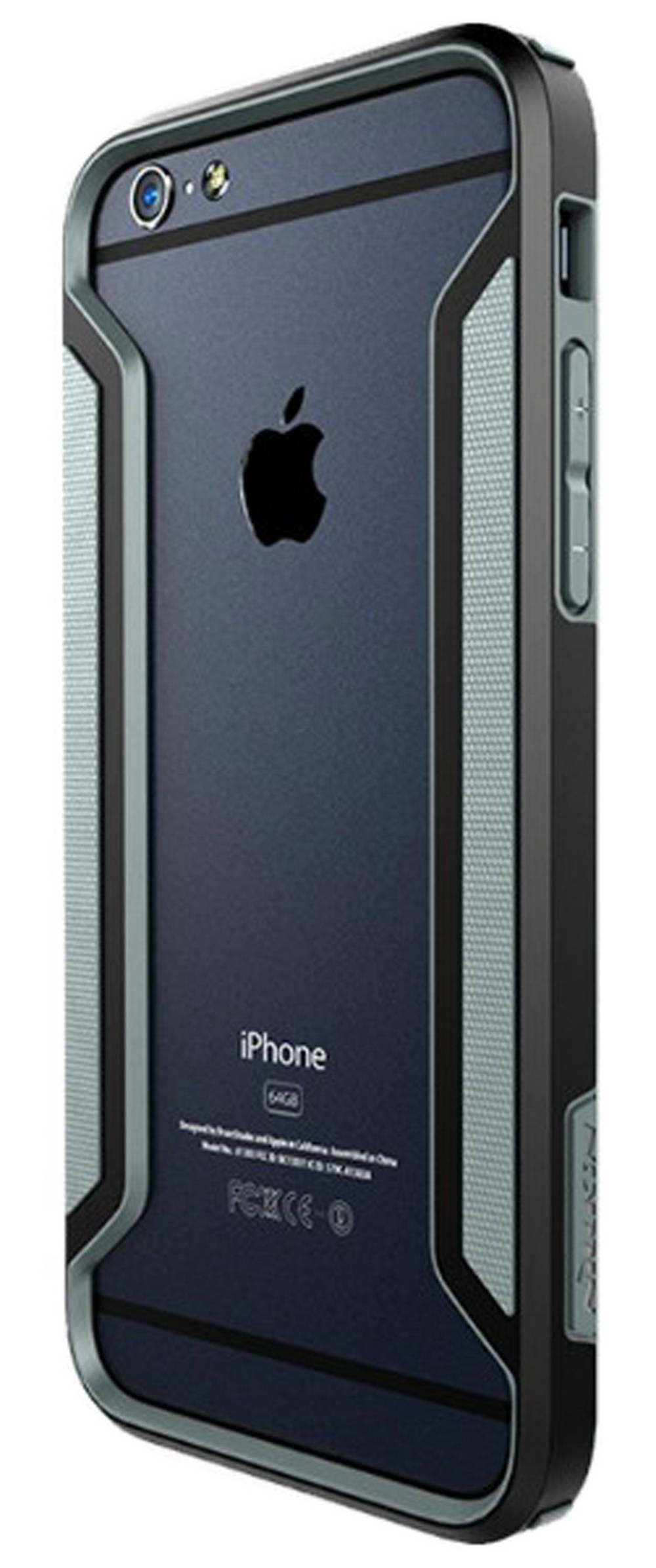Apple iPhone 6 Bumper Case - Nillkin Borders Series Slim (Black & Gray) (Nillkin)