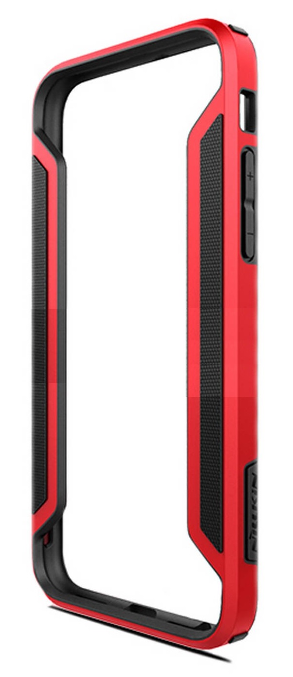 Apple iPhone 6 Bumper Case - Nillkin Borders Series Slim (Black/Red) (Nillkin)