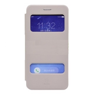 Baseus Book S-View Case for Apple iPhone 6 Plus / 6S Plus (Beige) (Baseus)